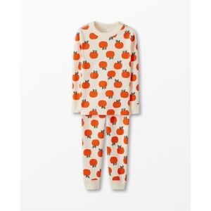 Hanna Anderson Fall Pumpkin Long John Pajama
set Size 14